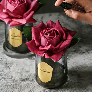 Nouveau diffuseur de parfum à roseaux avec huiles essentielles florales pour la Saint-Valentin, pour la décoration de la maison, avec des fleurs parfumées - Product Image 5