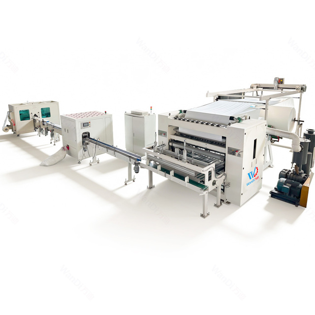 High Speed Complete Fully Automatic Paper Napkin Facial Tissue Paper Making Machine Production Line