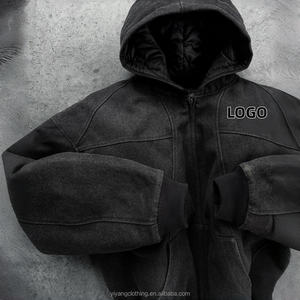 Vestes matelassées de haute qualité personnalisées par le fabricant, vêtements à bulles, vêtements d'extérieur, blocs de couleur, coupe-vent, doudoune pour hommes - Product Image 2