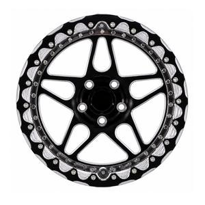 ล้อหน้าขนาด 17x4.5 18x5 แบบ Skinny Front Runner และล้อหลังขนาด 15x10 แบบ Beadlock ขอบล้อ 5x120 ผลิตจากอะลูมิเนียมฟอร์จเต็มวง สำหรับรถ <span class=keywords><strong>BMW</strong></span> M2 M3 M4 สำหรับการแข่ง Drag Racing - Product Image 3