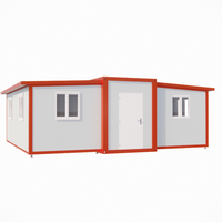 Maisons en conteneurs préfabriquées modulaires de 20 pieds, sûres et à faible teneur en carbone, extensibles et ultra bon marché de fabrication chinoise