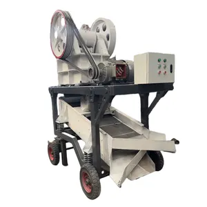 Hot Sale Pe 250x400 Small Rock Crusher Diesel Jaw Crusher For Gold Mining