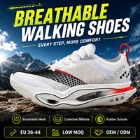 Chaussures de marche respirantes en maille pour hommes, semelle intermédiaire MD amortie, semelle extérieure en caoutchouc, baskets athlétiques décontractées EU 36-44