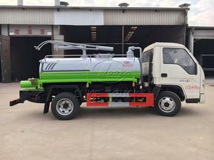 Camión de Vacío para Tanques Sépticos FOTON de 2 Ejes y 3000L, Tanque Basculante Hidráulico Opcional, Succión al Vacío para Aguas Fecales y Lodos Agrícolas - Product Image 4