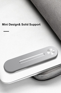 Adjustable Magnetic Phone Holder &amp; Premium Aluminum Alloy Laptop Side Mount Clip <strong>Computer</strong> Monitor Extension <strong>Bracket</strong> for Desk Use - Product Image 6