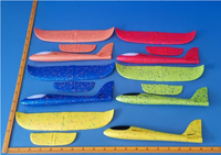 Circfoam Modèle d'avion en mousse EPP personnalisable de 84 cm, jouet de sport extérieur pour enfants, grand planeur en mousse EPP à lancer à la main