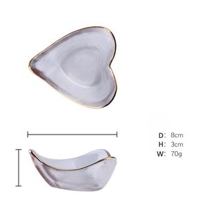 Plato de Vidrio con Diseño de Flor de Cerezo para Salsas, Salsos y Especias - Product Image 3