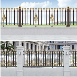 Lan can sắt rèn tùy chỉnh hàng rào nhôm thép bền cho công viên Trường Sân vườn tường-Lan can & tay vịn - Product Image 4