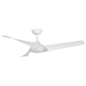 Ventilador de techo LED moderno minimalista de 52 pulgadas con 3 aspas de ABS, luz y control remoto para decoración del hogar - Product Image 1