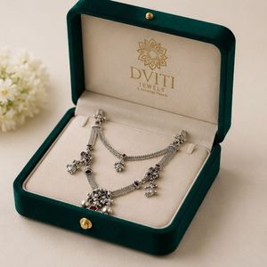 Juego de Joyería Tradicional Judía de Plata 925, Hecho a Mano, Estilo Étnico, Plateado Oxidado, Decorativo para Boda - Product Image 5