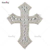 WRA-844 Appliques de luxe en strass thermocollants en cristal pour robe de mariée, ceinture de soirée, applique diamant perlée pour embellissement de vêtements