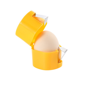 Couteau à œufs en acier inoxydable, outil de cuisine portable pour peler facilement les œufs sans fragments de coquille - Product Image 3