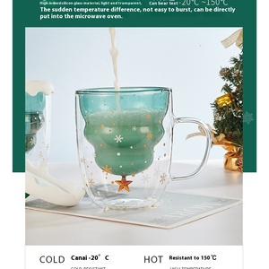 ถ้<span class=keywords><strong>ว</strong></span>ยแก้<span class=keywords><strong>ว</strong></span>บอโรซิลิเกตสูงแบบใช้แล้วทิ้งเหยือกใส่กาแฟทนอุณหภูมิฝาปิดสำหรับเทศกาลคริสต์มาส - Product Image 6