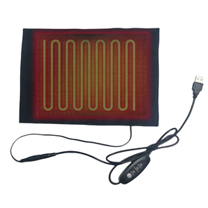 합금 와이어 가열 요소 홈 히터가있는 17cm * 24cm <span class=keywords><strong>USB</strong></span> 겨울 난방 조끼