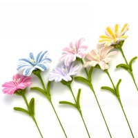 Bâton de fleurs torsadé personnalisé, pivoine, narcisse, cadeaux de Noël, arrangement de fleurs artificielles DIY pour la décoration de la maison