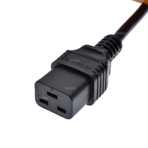Câble d'alimentation AC VOSORON IEC320 <span class=keywords><strong>C14</strong></span> vers C19, C19 16A vers <span class=keywords><strong>C14</strong></span> <span class=keywords><strong>10A</strong></span>, 1,8 m/5,9 pi, usage industriel - Product Image 5