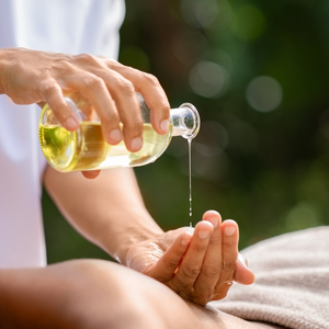 Aceite de masaje corporal de etiqueta privada, aceite de masaje de galón relajante hidratante orgánico profesional para salón para Spa - Product Image 6