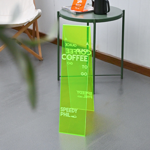 Signe de trottoir de type A en acrylique personnalisation de signe de plancher d'entrée d'affichage double face - Product Image 3