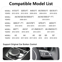 Módulo Decodificador de Interfaz Inalámbrica Apple CarPlay y Android Auto para Audi A4 A5 A6 C6 C7 S6 Q7, Actualización de Pantalla Original