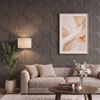Panneau mural 3D en PVC gaufré, auto-adhésif, imperméable et insonorisant, décoratif moderne pour salon, salle à manger, centre commercial