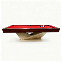 Table de billard en bois massif 8ft 9ft, table de billard professionnelle, snooker et billard, billard de tournoi commercial pour la maison et le club