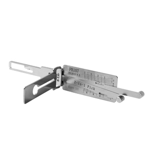 Outil 2-en-1 B107 Lishi pour cylindre <span class=keywords><strong>de</strong></span> serrure <span class=keywords><strong>de</strong></span> porte <span class=keywords><strong>Renault</strong></span>, fournitures <span class=keywords><strong>de</strong></span> serrurier, outils <span class=keywords><strong>de</strong></span> réparation - Product Image 3