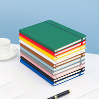Carnet de notes ligné A5, papeterie scolaire, logo personnalisé, carnets en cuir PU pour étudiants