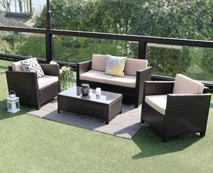 أثاث خارجي صيني من الراتان، طقم جلوس للحدائق الخارجية - Product Image 1