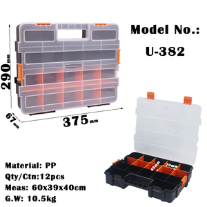 Rõ Ràng Nắp <span class=keywords><strong>Stackable</strong></span> Câu Cá Giải Quyết Hộp Lưu Trữ Phần Cứng Các Bộ Phận Nhỏ Với Biểu Tượng Tùy Chỉnh Và Có Thể Tháo Rời Chia Hộp Công Cụ Bằng Nhựa - Product Image 4