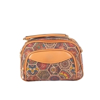 Mini sac à bandoulière à imprimé floral pour femmes avec logo personnalisé en liège Design portable léger disponible