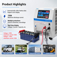 Testeur de capacité de batterie Heltec Energy 10-120V, courant de décharge 150A, testeur de capacité de décharge pour Lithium/NiMH/Plomb-acide