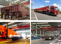 Pont roulant monopoutre LDA de 20 tonnes avec moteur électrique, portée de 19,5 m, équipement de levage industriel pour usine de fabrication