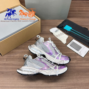 Chaussures de sport décontractées de luxe de haute qualité pour homme, en maille et polyuréthane, taille 3XL – Baskets épaisses à lacets pour la marche et la course - Product Image 1