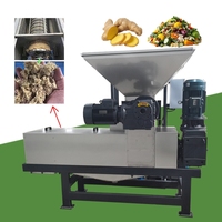 Gouden Leverancier Keuken Afvalontwaterings Schroefpers Machine Voedselresten Dehydrator met versnipperaar met Beste Prijs