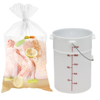 Pettipet — four à dinde de grande taille, pour cuisine, rôti de la volaille, sacs brillants pour la cuisson du poulet, de la viande, du jambon, légumes