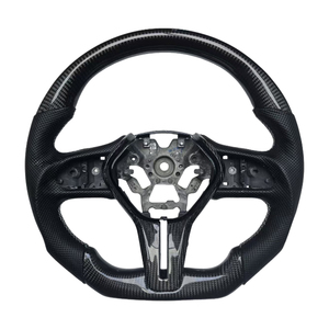 พวงมาลัยหนังรูพรุนคาร์บอนไฟเบอร์รุ่นใหม่สำหรับรถยนต์อินฟินิตี้ คิว50 - Product Image 1