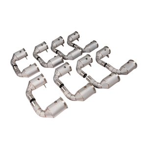 Tuyaux d'échappement à haut débit en acier inoxydable SS304 pour Porsche 911 992 Carrera 3.0T 2019-2024, flux d'air optimisé par canalisation à double canal - Product Image 6