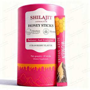 Sıcak satış OEM saf himalaya Shilajit enerji Boost sopa organik bal 30 sopa vitamini kadın erkek için özel etiket tasarımı - Product Image 1