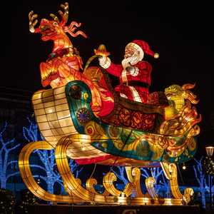 Linterna de dragón chino tradicional, linterna de Festival de Primavera a gran escala, luz de punto escénico, diseño de exposición, luces de colores - Product Image 2