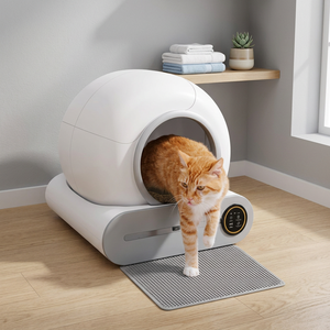 Caja de Arena Inteligente Automática para Gatos, 80L de Gran Capacidad, Autolimpiable, Fácil de Limpiar, Control de Olores, Control por Aplicación - Product Image 2