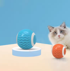 Nuevo Juguete Interactivo para Gatos de Interior, Bola Giratoria Automática Inteligente y Ecológica, Moderna, Simple y Divertida, con Luz LED, ABS y Gel de Sílice - Product Image 5