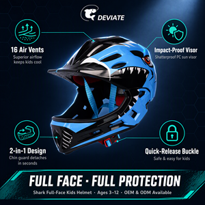 DEVIATE WX-002 Hot Sales EPS Material Full Face <strong>Helmet</strong> <strong>Kids</strong> Youth Children Sport Style Dirt Bike Off-Road BMX <strong>MX</strong> ATV Scooter - Product Image 3