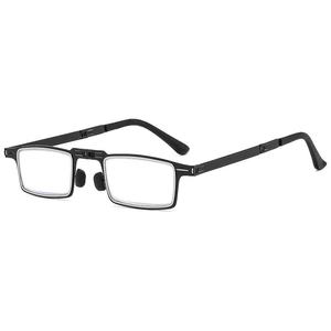 Gafas de lectura para hombres y mujeres, gafas plegables con montura metálica, gafas para presbicia con caja, gafas de lectura antiluz azul - Product Image 6