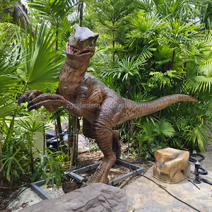 Modelo de mini campo de golf de dinosaurio Velociraptor Animatronic de tamaño real para parques temáticos de interior/exterior y centros comerciales - Product Image 3