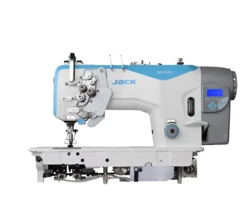 Mesin jahit Jack 58750j bekas, mesin jahit Lockstitch jarum ganda Drive langsung komputer Jk-58750j-413e harga pabrik