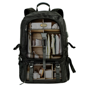 Travel <b>Backpack</b> 80L Waterproof Laptop <b>Compartment</b> Unisex Outdoor Hiking Business Trip Shoulder Bag - Product Image 4