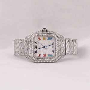 Montre de luxe pour homme la plus vendue, avec diamants, en acier, tendance, pour le quotidien et idéale comme cadeau, disponible à prix export. - Product Image 4