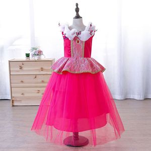 Costume de princesse <span class=keywords><strong>Aurore</strong></span>, <span class=keywords><strong>robe</strong></span> de princesse pour enfants, déguisement de conte de fées, film télévisé, cosplay, fête d'anniversaire, Noël, Halloween - Product Image 2