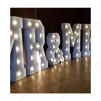 Lettres lumineuses géantes de 4 pieds avec LED pour mariage, logo personnalisé, grand logo lumineux, enseignes lumineuses pour l'extérieur, grands mots d'amour pour les fêtes