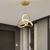 Décoration de restaurant de magasin d'intérieur de bonne qualité allumant la suspension en acier inoxydable de titane pour la maison de restaurant de bureau